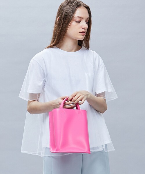 PIENI（ピエニ）の「【PIENI/ピエニ】トートS SZB-35-5018（ハンドバッグ・レディース・ブラック/ピンク/グレー・FREE）」の19枚目の写真