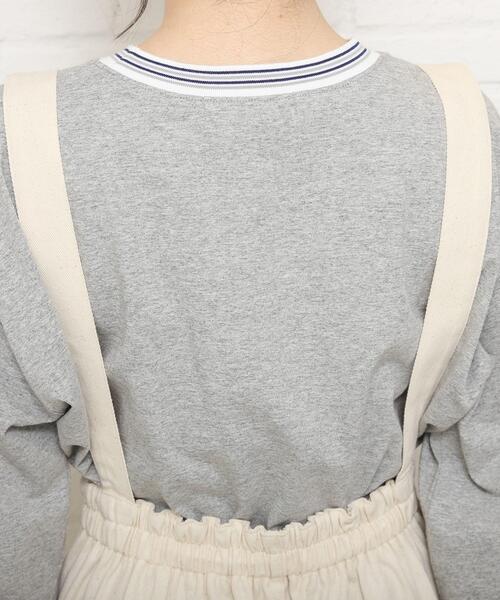 Cutie Blonde（キューティーブロンド）の「◆【S-M】カツラギ吊りサス付きスカート（スカート・レディース・カーキ/アイボリー/レッド系1・01/02）」の8枚目の写真