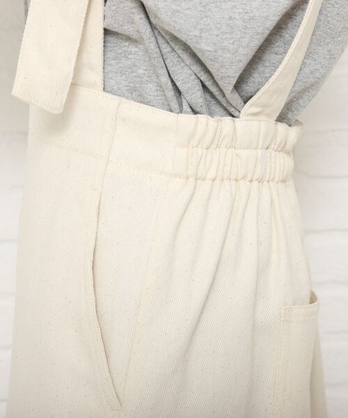 Cutie Blonde（キューティーブロンド）の「◆【S-M】カツラギ吊りサス付きスカート（スカート・レディース・カーキ/アイボリー/レッド系1・01/02）」の9枚目の写真