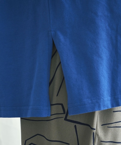 VACANCY(ヴァカンシー)の「2WAYスリーブTシャツ(Tシャツ/カットソー・レディース・オレンジ/ブルー/ホワイト/ブラック・FREE)」の11枚目の写真