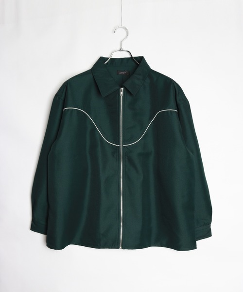 WESTSEA(ウエストシー)の「ZIP ウエスタンシャツ(カーディガン/ボレロ・メンズ・ブラウン/グリーン系その他/ダークブルー/ブラック/ダークグリーン/ダークブラウン・L/M)」の21枚目の写真