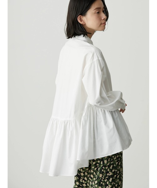 AMERICAN HOLIC（アメリカンホリック）の「SET ティアードブラウス+ニットプルオーバー（シャツ/ブラウス・レディース・オフホワイト/サックスブルー/その他5・M/L）」の8枚目の写真