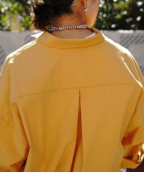 Toironier(トワロニエ)の「Toironier(トワロニエ ) オーバーシャツ(シャツ/ブラウス・レディース・オレンジ/ホワイト・FREE)」の19枚目の写真