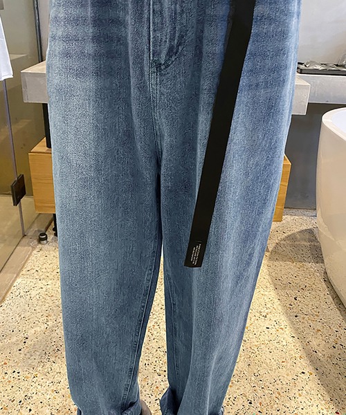 INTERPLAY(インタープレイ)の「【INTERPLAY】ワイドテーパード5Pデニムパンツ(デニムパンツ・メンズ・ネイビー・SMALL/LARGE/MEDIUM)」の13枚目の写真