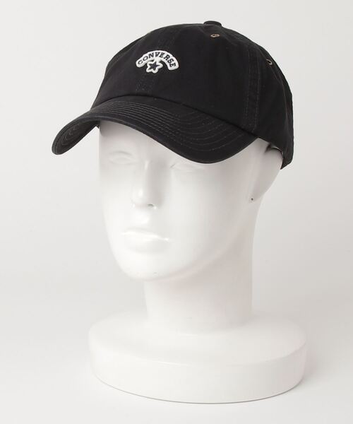CONVERSE（コンバース）の「【CONVERSE/コンバース】キャンバス ワッペンロゴ ベースボールキャップ（キャップ・メンズ・ブラウン/オリーブ/アイボリー/ブラック/キャメル/グレイッシュブルー・FREE）」の14枚目の写真