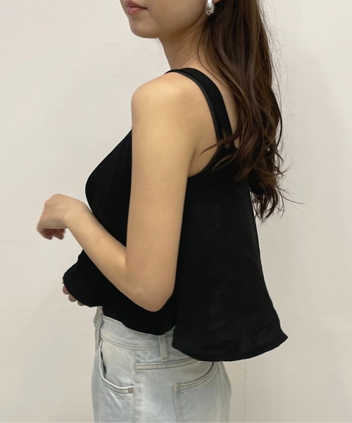 StyleSea(スタイルシー)の「サーキュラーフレアタンクトップ(タンクトップ・レディース・ホワイト/ブラック/テラコッタ・FREE)」の14枚目の写真