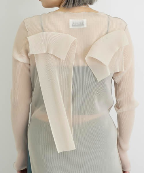 kotohayokozawa（コトハヨコザワ）の「kotohayokozawa　LONG-SLEEVE DRESS（ワンピース・レディース・ベージュ/カーキ/ブルー・FREE）」の22枚目の写真