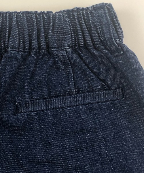 SHORE (ショア)の「SHORE 70cm丈クロップドワイドパンツ(デニムパンツ・レディース・ワンウォッシュ/インディゴブルー・MEDIUM/SMALL/LARGE)」の10枚目の写真