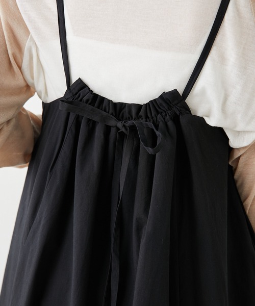 PUAL CE CIN(ピュアルセシン)の「コットンレーヨンキャミワンピース(ワンピース・レディース・ブラック/ベージュ/ナチュラル・FREE)」の20枚目の写真