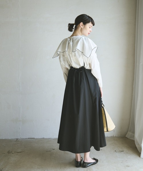 PUAL CE CIN(ピュアルセシン)の「コットンレーヨンキャミワンピース(ワンピース・レディース・ブラック/ベージュ/ナチュラル・FREE)」の15枚目の写真