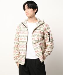 INDIAN（インディアン）の「【Bl】【INDIAN MOTOCYCLE】ハイブリッド ジップアップパーカー（パーカー）」