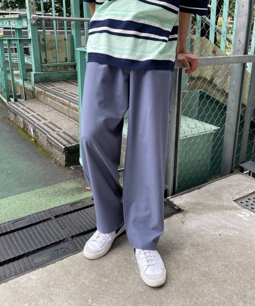CIAOPANIC（チャオパニック）の「ワンタックイージーパンツ / one tuck easy pants（スラックス・メンズ・ブラック/ブルー/グリーン・MEDIUM/LARGE）」の7枚目の写真