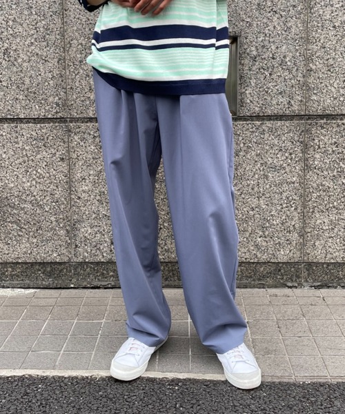 CIAOPANIC（チャオパニック）の「ワンタックイージーパンツ / one tuck easy pants（スラックス・メンズ・ブラック/ブルー/グリーン・MEDIUM/LARGE）」の12枚目の写真