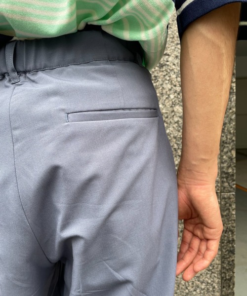 CIAOPANIC（チャオパニック）の「ワンタックイージーパンツ / one tuck easy pants（スラックス・メンズ・ブラック/ブルー/グリーン・MEDIUM/LARGE）」の17枚目の写真