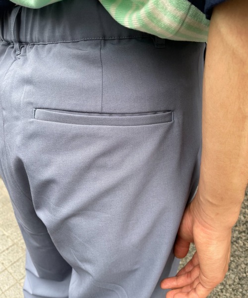 CIAOPANIC（チャオパニック）の「ワンタックイージーパンツ / one tuck easy pants（スラックス・メンズ・ブラック/ブルー/グリーン・MEDIUM/LARGE）」の18枚目の写真