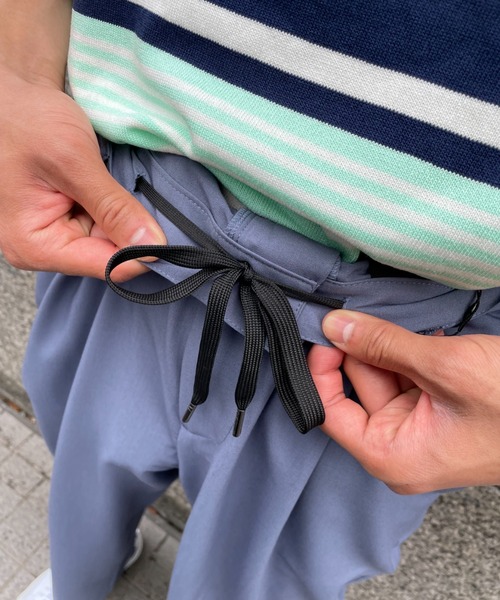 CIAOPANIC（チャオパニック）の「ワンタックイージーパンツ / one tuck easy pants（スラックス・メンズ・ブラック/ブルー/グリーン・MEDIUM/LARGE）」の19枚目の写真