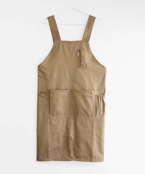 NAIGAI(ナイガイ)の「HOUSE WEAR STUDIO 綿100% 20ツイル H型 無地 メンズ ワークエプロン 70372051(エプロン・メンズ・パープル/レッド/ベージュ/カーキ/ブラック・FREE)」の3枚目の写真