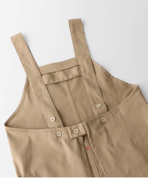 NAIGAI(ナイガイ)の「HOUSE WEAR STUDIO 綿100% 20ツイル H型 無地 メンズ ワークエプロン 70372051(エプロン・メンズ・パープル/レッド/ベージュ/カーキ/ブラック・FREE)」の12枚目の写真