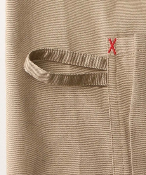 NAIGAI(ナイガイ)の「HOUSE WEAR STUDIO 綿100% 20ツイル H型 無地 メンズ ワークエプロン 70372051(エプロン・メンズ・パープル/レッド/ベージュ/カーキ/ブラック・FREE)」の8枚目の写真