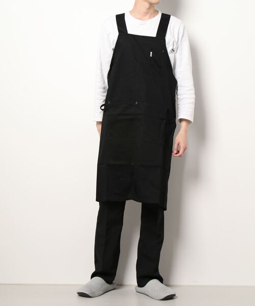 NAIGAI(ナイガイ)の「HOUSE WEAR STUDIO 綿100% 20ツイル H型 無地 メンズ ワークエプロン 70372051(エプロン・メンズ・パープル/レッド/ベージュ/カーキ/ブラック・FREE)」の15枚目の写真
