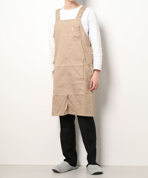 NAIGAI(ナイガイ)の「HOUSE WEAR STUDIO 綿100% 20ツイル H型 無地 メンズ ワークエプロン 70372051(エプロン・メンズ・パープル/レッド/ベージュ/カーキ/ブラック・FREE)」の13枚目の写真