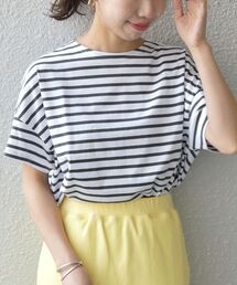 ORCIVAL | ORCIVAL: ショートスリーブ ボーダー プルオーバー(Tシャツ/カットソー)