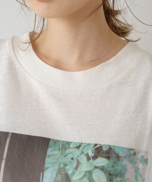 Kastane(カスタネ)の「【Yuri Hanamoriコラボ】フォトTEE(Tシャツ/カットソー・レディース・イエロー/オフホワイト・FREE)」の11枚目の写真