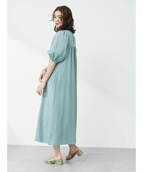 Sugar spoon（シュガースプーン）の「・SUGAR SPOON ストライプシャーリングワンピ（ワンピース・レディース・ベージュ/グリーン・FREE）」の18枚目の写真