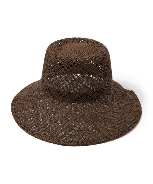 TOMORROWLAND （トゥモローランド）の「La Maison de Lyllis VAUCHO ペーパーハット（ハット・レディース・ホワイト/ダークブラウン・FREE）」の2枚目の写真