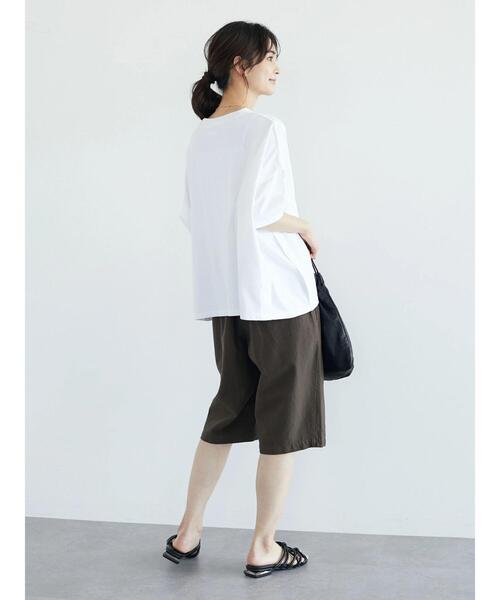 CRAFT STANDARD BOUTIQUE(クラフトスタンダードブティック)の「ツイルハーフパンツ *◆(その他パンツ・レディース・ブラック/ブラウン・M/L)」の9枚目の写真