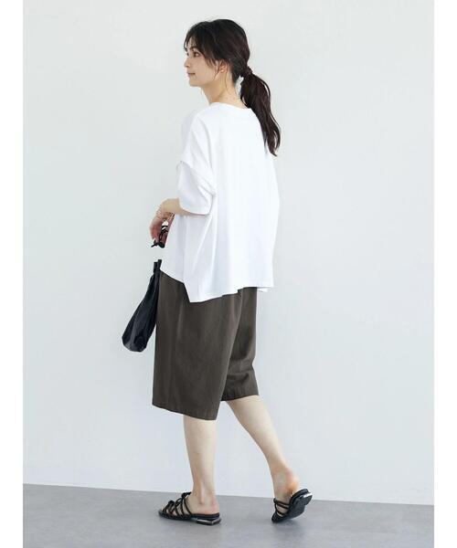 CRAFT STANDARD BOUTIQUE(クラフトスタンダードブティック)の「ツイルハーフパンツ *◆(その他パンツ・レディース・ブラック/ブラウン・M/L)」の10枚目の写真