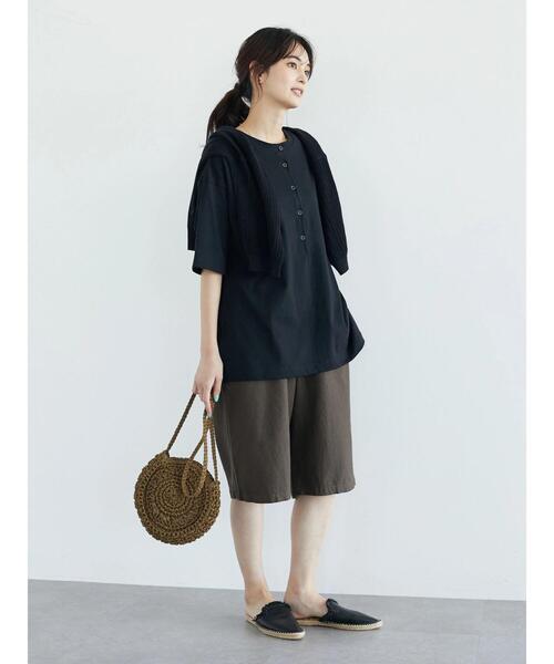 CRAFT STANDARD BOUTIQUE(クラフトスタンダードブティック)の「ツイルハーフパンツ *◆(その他パンツ・レディース・ブラック/ブラウン・M/L)」の13枚目の写真