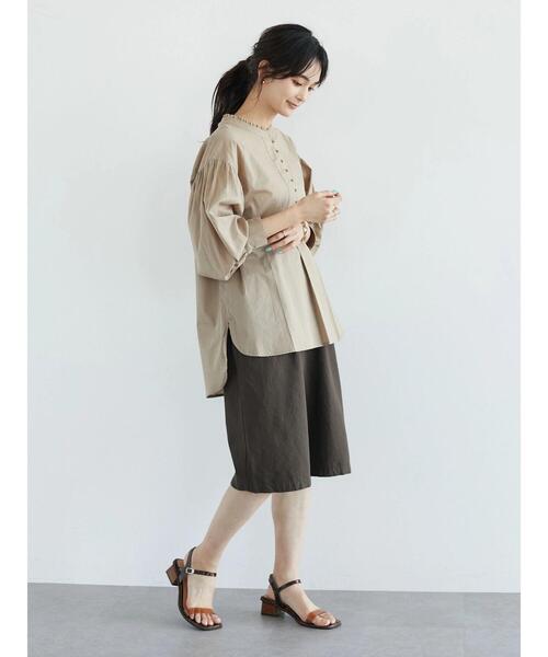 CRAFT STANDARD BOUTIQUE(クラフトスタンダードブティック)の「ツイルハーフパンツ *◆(その他パンツ・レディース・ブラック/ブラウン・M/L)」の15枚目の写真
