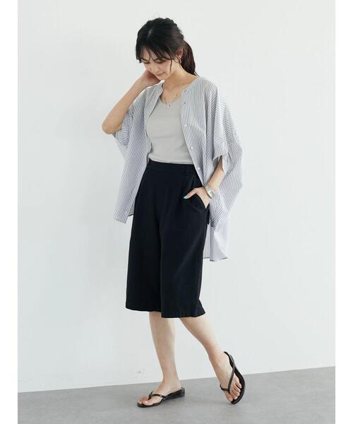 CRAFT STANDARD BOUTIQUE(クラフトスタンダードブティック)の「ツイルハーフパンツ *◆(その他パンツ・レディース・ブラック/ブラウン・M/L)」の20枚目の写真