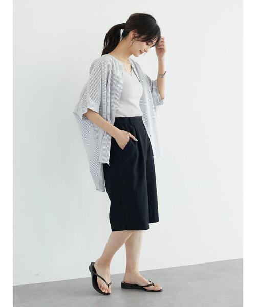 CRAFT STANDARD BOUTIQUE(クラフトスタンダードブティック)の「ツイルハーフパンツ *◆(その他パンツ・レディース・ブラック/ブラウン・M/L)」の21枚目の写真