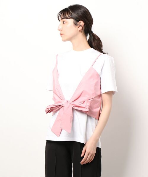 セール】MSGM リボン゙TEE(Tシャツ/カットソー)|MSGM ACTIVEWEAR セール】MSGM リボン゙TEE(Tシャツ/カットソー)|MSGM ACTIVEWEAR