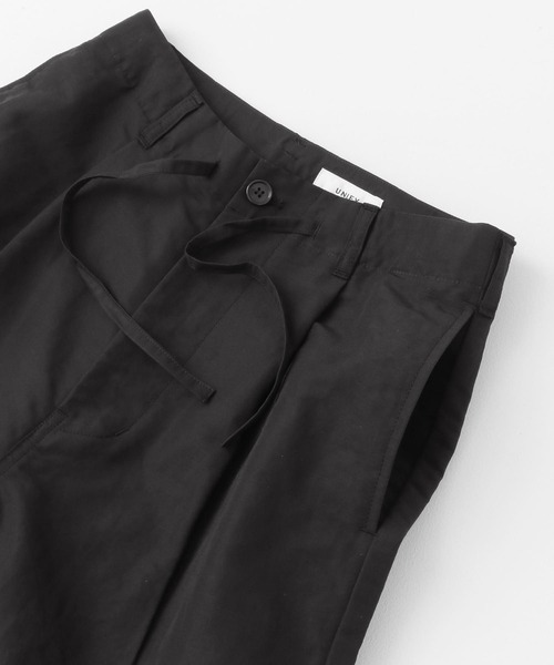 URBAN RESEARCH DOORS（アーバンリサーチドアーズ）の「UNIFY　コットンリネンパジャマパンツ（その他パンツ・レディース・ブラック・ONE）」の8枚目の写真