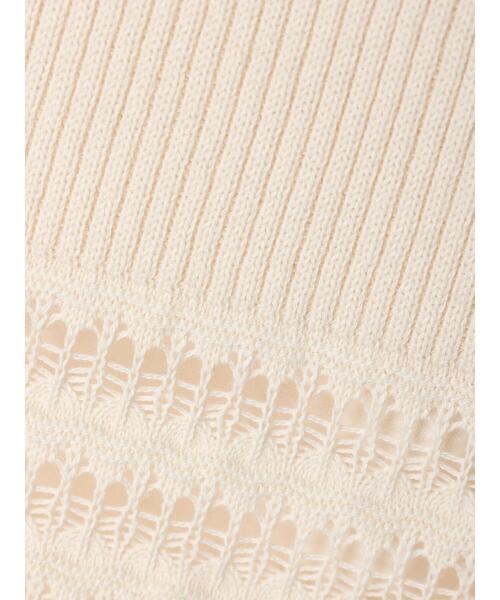 AMERICAN HOLIC(アメリカンホリック)の「透かし編みニットスカート(スカート・レディース・ブラック/アイボリー・S/M/L)」の15枚目の写真