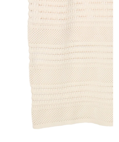 AMERICAN HOLIC(アメリカンホリック)の「透かし編みニットスカート(スカート・レディース・ブラック/アイボリー・S/M/L)」の7枚目の写真