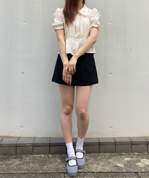 Crea titty&Co. PETIT（クレアティティーアンドコープチ）の「【Crea titty&Co.PETIT】マルチリボンブラウス（シャツ/ブラウス・レディース・アイボリー・FREE）」の4枚目の写真