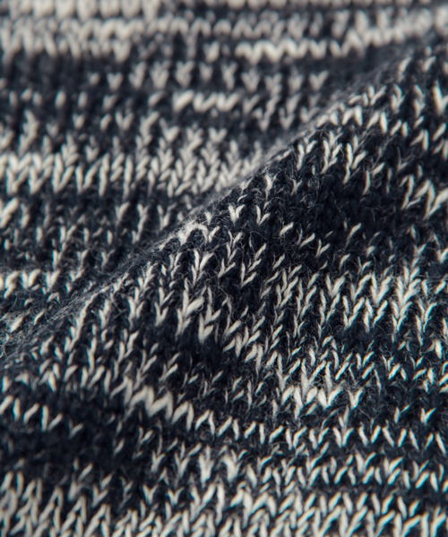 URBAN RESEARCH DOORS MENS（アーバンリサーチ ドアーズ メンズ）の「DOORS 綿麻スラブC/Nニット（ニット/セーター・メンズ・ネイビー/ベージュ・40/38）」の12枚目の写真