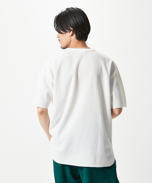 MILLER(ミラー)の「【MILLER / ミラー】別注 ワッフル リラックス Tシャツ(Tシャツ/カットソー・メンズ・ホワイト/ブラック/アイボリー/ブルー系その他・SMALL/MEDIUM/LARGE)」の21枚目の写真