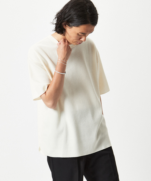 MILLER(ミラー)の「【MILLER / ミラー】別注 ワッフル リラックス Tシャツ(Tシャツ/カットソー・メンズ・ホワイト/ブラック/アイボリー/ブルー系その他・SMALL/MEDIUM/LARGE)」の17枚目の写真