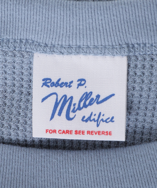 MILLER(ミラー)の「【MILLER / ミラー】別注 ワッフル リラックス Tシャツ(Tシャツ/カットソー・メンズ・ホワイト/ブラック/アイボリー/ブルー系その他・SMALL/MEDIUM/LARGE)」の6枚目の写真