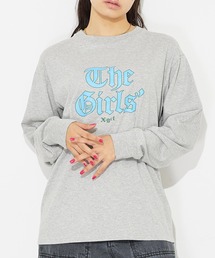 X-girl | OLD ENGLISH LOGO L/S TEE(Tシャツ/カットソー)