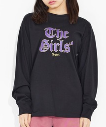 X-girl | OLD ENGLISH LOGO L/S TEE(Tシャツ/カットソー)