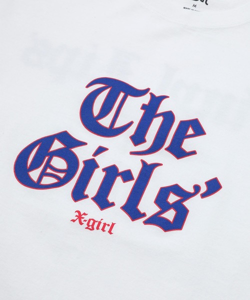 X-girl（エックスガール）の「OLD ENGLISH LOGO L/S TEE（T