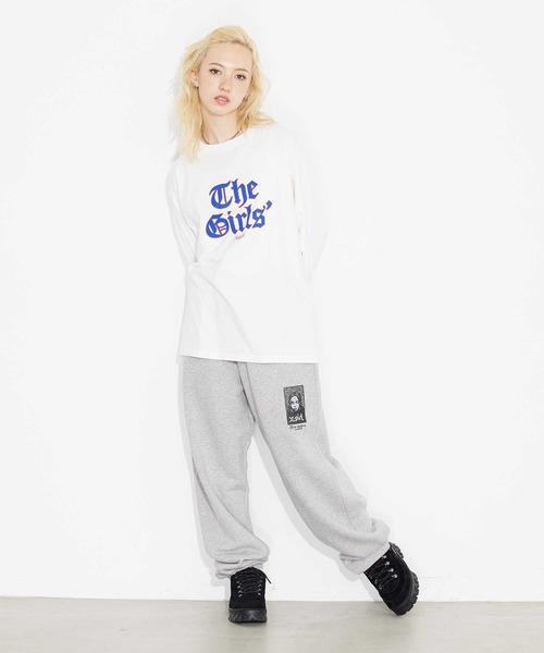 Tシャツ(長袖+七分) X-girl - X-girl/OLD ENGLISH LOGO L/S TEE Amazon.co.jp: X-GIRL OLD ENGLISH LOGO L/S TEE Women's T
