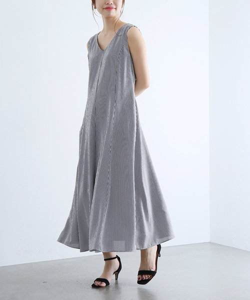 セール ワンピース ワンピース ドレス フレアマキシワンピース ワンピース Totalite Totalite ラトータリテ のファッション La