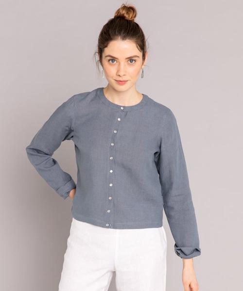 agnes b.（アニエスベー）の「UAF9 CHEMISE リネンシャツ（シャツ